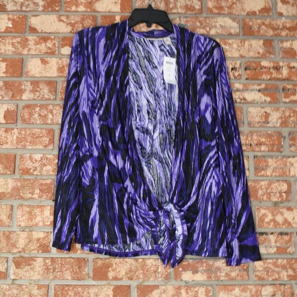 EASYWEAR by Chico's Purple Top  NWT - Picture 1 of 5